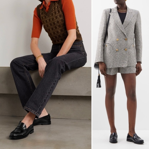 Saint Laurent | NWOB Le Loafer Leather Loafers in Black - Size IT 39 - Picture 2 of 9